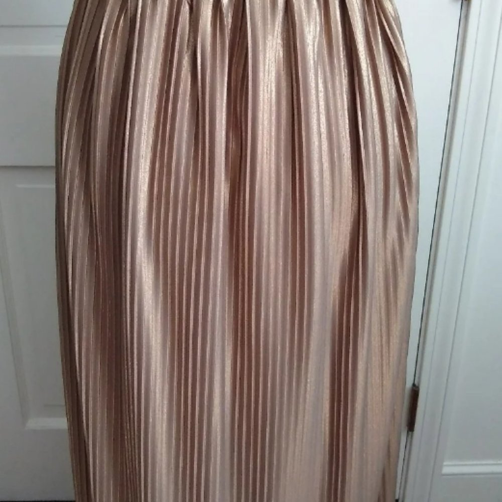 Handmade gold maxi dress - Picture 5 of 7
